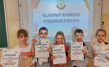 KONKURS PIĘKNEGO PISANIA W KLASIE PIERWSZEJ