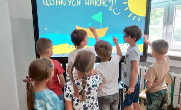 Wakacyjne pocztówki z wykorzystaniem Aktywnej Tablicy :)