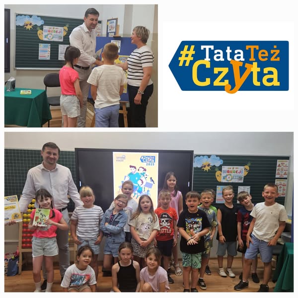 tata czyta